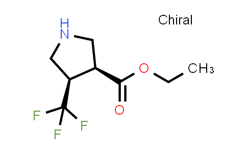 2165355-35-9 | ethyl cis-4-(trifluoromethyl)pyrrolidine-3-carboxylate