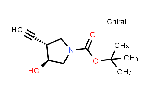 2166206-92-2 | tert-butyl (3R,4S)-3-ethynyl-4-hydroxy-pyrrolidine-1-carboxylate