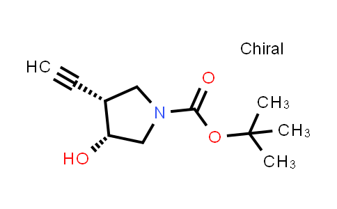 2165986-06-9 | tert-butyl (3R,4R)-3-ethynyl-4-hydroxy-pyrrolidine-1-carboxylate