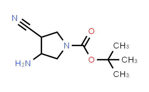 1305712-89-3 | 1-Pyrrolidinecarboxylic acid, 3-amino-4-cyano-, 1,1-dimethylethyl ester