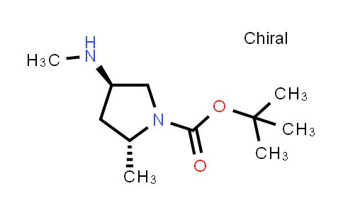 2227198-86-7 | tert-butyl (2R,4R)-2-methyl-4-(methylamino)pyrrolidine-1-carboxylate