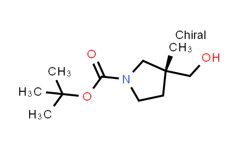 2199214-75-8 | tert-butyl (3R)-3-(hydroxymethyl)-3-methyl-pyrrolidine-1-carboxylate