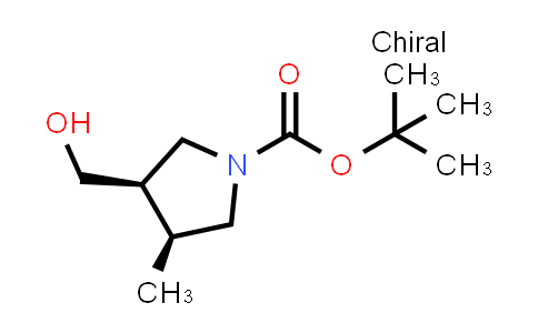 MC858027 | 2375165-28-7 | tert-butyl (3R,4S)-3-(hydroxymethyl)-4-methyl-pyrrolidine-1-carboxylate