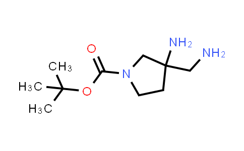 871115-60-5 | tert-butyl 3-amino-3-(aminomethyl)pyrrolidine-1-carboxylate