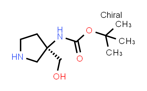1412258-41-3 | tert-butyl N-[(3R)-3-(hydroxymethyl)pyrrolidin-3-yl]carbamate