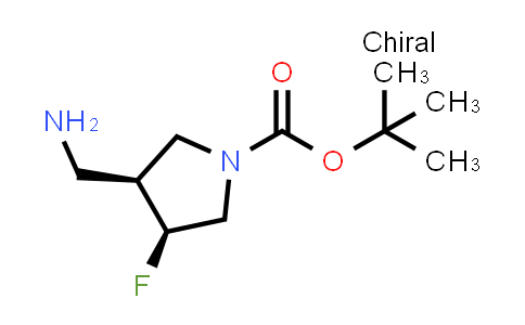 2102860-83-1 | tert-butyl cis-3-(aminomethyl)-4-fluoro-pyrrolidine-1-carboxylate