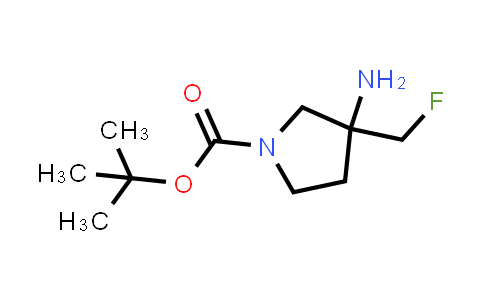 708274-54-8 | tert-butyl 3-amino-3-(fluoromethyl)pyrrolidine-1-carboxylate