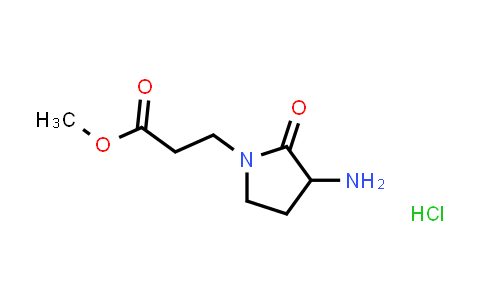 MC858086 | 1427378-56-0 | methyl 3-(3-amino-2-oxo-pyrrolidin-1-yl)propanoate;hydrochloride