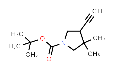 2169173-02-6 | tert-butyl 4-ethynyl-3,3-dimethylpyrrolidine-1-carboxylate