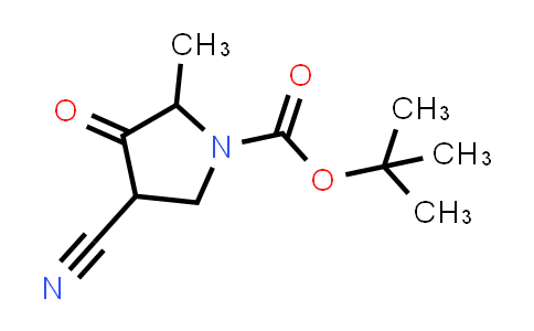1196157-54-6 | tert-butyl 4-cyano-2-methyl-3-oxopyrrolidine-1-carboxylate