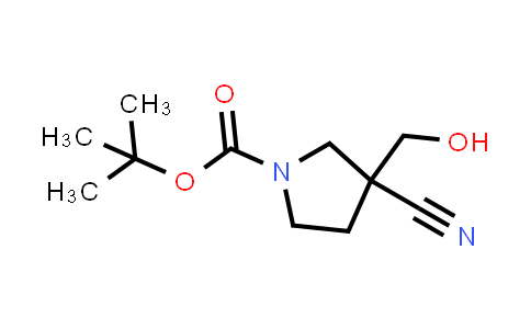1374656-61-7 | tert-butyl 3-cyano-3-(hydroxymethyl)pyrrolidine-1-carboxylate
