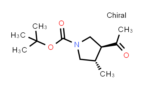 2062661-45-2 | tert-butyl (3S,4S)-3-acetyl-4-methylpyrrolidine-1-carboxylate