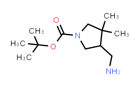 1638764-83-6 | tert-butyl 4-(aminomethyl)-3,3-dimethylpyrrolidine-1-carboxylate