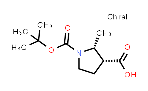 2716849-60-2 | cis-1-tert-butoxycarbonyl-2-methyl-pyrrolidine-3-carboxylic acid