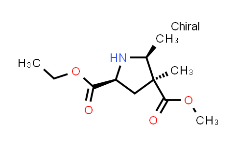 MC858129 | 2306245-67-8 | O2-ethyl O4-methyl (2S,4S,5S)-4,5-dimethylpyrrolidine-2,4-dicarboxylate