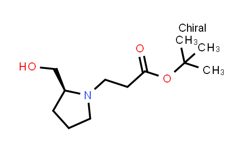 114106-85-3 | tert-butyl 3-[(2S)-2-(hydroxymethyl)pyrrolidin-1-yl]propanoate