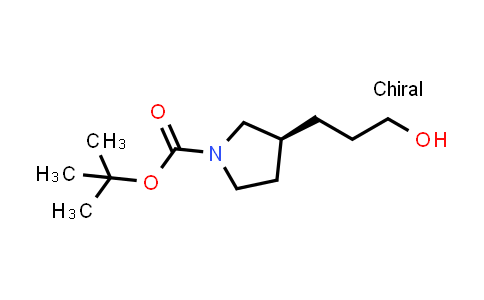 2609743-88-4 | tert-butyl (3S)-3-(3-hydroxypropyl)pyrrolidine-1-carboxylate