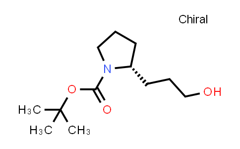 239483-18-2 | tert-butyl (2R)-2-(3-hydroxypropyl)pyrrolidine-1-carboxylate