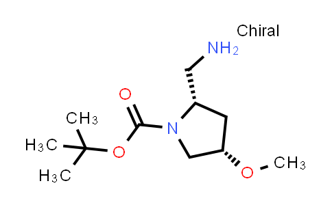 2306248-32-6 | tert-butyl (2S,4S)-2-(aminomethyl)-4-methoxy-pyrrolidine-1-carboxylate