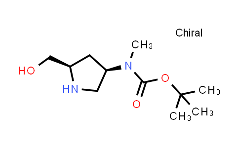 2306249-94-3 | tert-butyl N-[(3R,5R)-5-(hydroxymethyl)pyrrolidin-3-yl]-N-methyl-carbamate