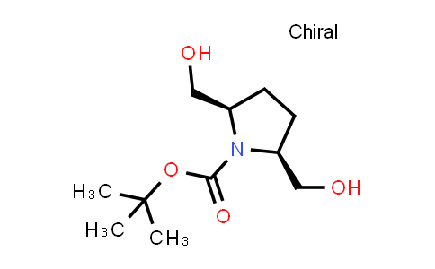 157968-72-4 | tert-butyl cis-2,5-bis(hydroxymethyl)pyrrolidine-1-carboxylate