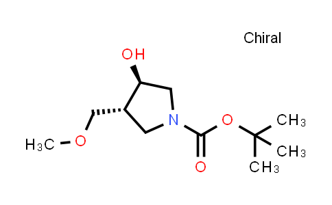 MC858162 | 858930-20-8 | tert-butyl (3R,4R)-3-hydroxy-4-(methoxymethyl)pyrrolidine-1-carboxylate