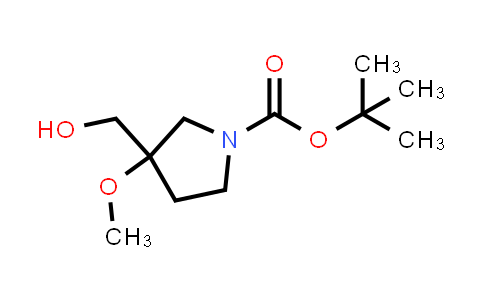 1782481-29-1 | tert-butyl 3-(hydroxymethyl)-3-methoxypyrrolidine-1-carboxylate