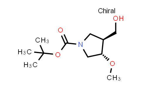 2165490-72-0 | tert-butyl (3S,4S)-3-(hydroxymethyl)-4-methoxypyrrolidine-1-carboxylate