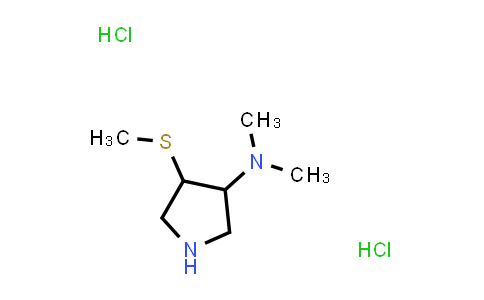 1423026-62-3 | N,N-dimethyl-4-methylsulfanyl-pyrrolidin-3-amine;dihydrochloride