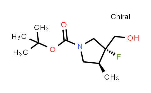 1877308-15-0 | tert-butyl (3R,4S)-3-fluoro-3-(hydroxymethyl)-4-methylpyrrolidine-1-carboxylate
