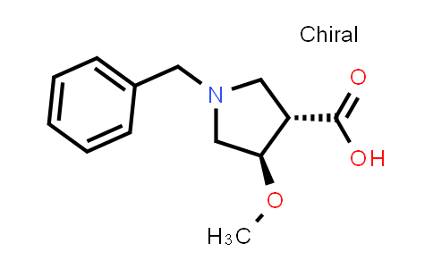 2166098-39-9 | trans-1-benzyl-4-methoxy-pyrrolidine-3-carboxylic acid