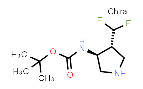 2641560-66-7 | tert-butyl N-[trans-4-(difluoromethyl)pyrrolidin-3-yl]carbamate