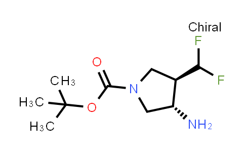 1428776-52-6 | tert-butyl (3S,4R)-3-amino-4-(difluoromethyl)pyrrolidine-1-carboxylate