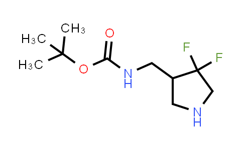 174073-98-4 | tert-butyl N-[(4,4-difluoropyrrolidin-3-yl)methyl]carbamate