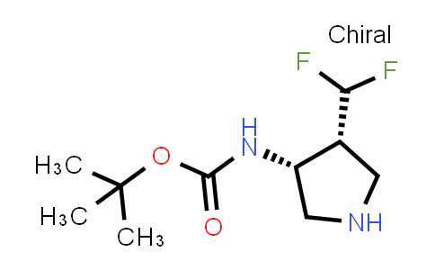 862107-96-8 | tert-butyl N-[(3R,4R)-4-(difluoromethyl)pyrrolidin-3-yl]carbamate