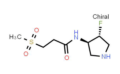 1776113-95-1 | N-[(3R,4R)-4-fluoropyrrolidin-3-yl]-3-methanesulfonylpropanamide