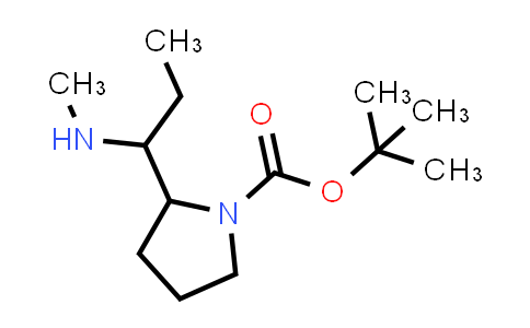 1334489-32-5 | tert-butyl 2-[1-(methylamino)propyl]pyrrolidine-1-carboxylate