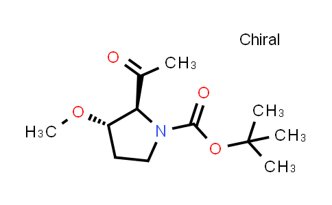 2936670-86-7 | tert-butyl (2S,3S)-2-acetyl-3-methoxy-pyrrolidine-1-carboxylate
