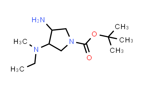 1305711-20-9 | tert-butyl 3-amino-4-[ethyl(methyl)amino]pyrrolidine-1-carboxylate