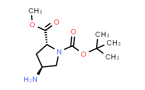 396729-84-3 | 1-tert-butyl 2-methyl trans-4-aminopyrrolidine-1,2-dicarboxylate