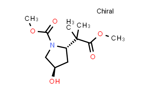 MC858246 | 2580984-71-8 | methyl (2S,4R)-4-hydroxy-2-(2-methoxy-1,1-dimethyl-2-oxo-ethyl)pyrrolidine-1-carboxylate