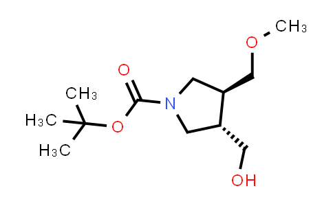 1428776-28-6 | tert-butyl trans-3-(hydroxymethyl)-4-(methoxymethyl)pyrrolidine-1-carboxylate
