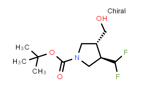 CAS No. 2306247-07-2, tert-butyl (3R,4R)-3-(difluoromethyl)-4-(hydroxymethyl)pyrrolidine-1-carboxylate