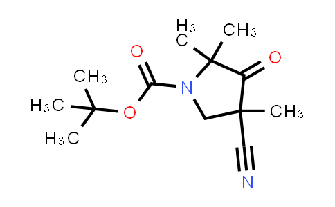 2306262-43-9 | tert-butyl 4-cyano-2,2,4-trimethyl-3-oxo-pyrrolidine-1-carboxylate
