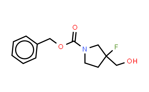 CAS No. 1637399-30-4, benzyl 3-fluoro-3-(hydroxymethyl)pyrrolidine-1-carboxylate