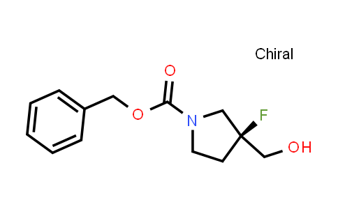 CAS No. 1893340-47-0, benzyl (3S)-3-fluoro-3-(hydroxymethyl)pyrrolidine-1-carboxylate