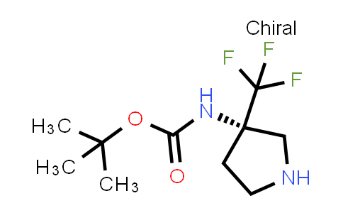 1491150-32-3 | tert-butyl N-[(3S)-3-(trifluoromethyl)pyrrolidin-3-yl]carbamate