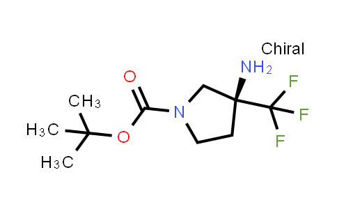MC858312 | 2566267-75-0 | tert-butyl (3S)-3-amino-3-(trifluoromethyl)pyrrolidine-1-carboxylate