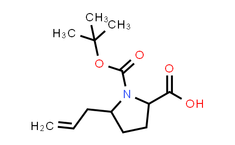 CAS No. 1822545-77-6, 5-allyl-1-tert-butoxycarbonyl-pyrrolidine-2-carboxylic acid