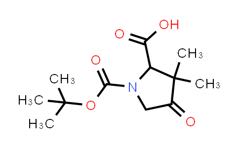 DY858325 | 1543320-62-2 | 1-[(tert-butoxy)carbonyl]-3,3-dimethyl-4-oxopyrrolidine-2-carboxylic acid